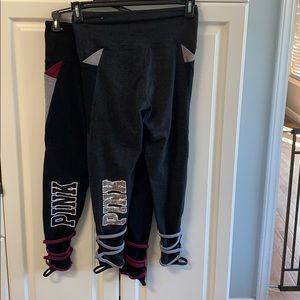 Victoria Secret PINK 2 pairs leggings